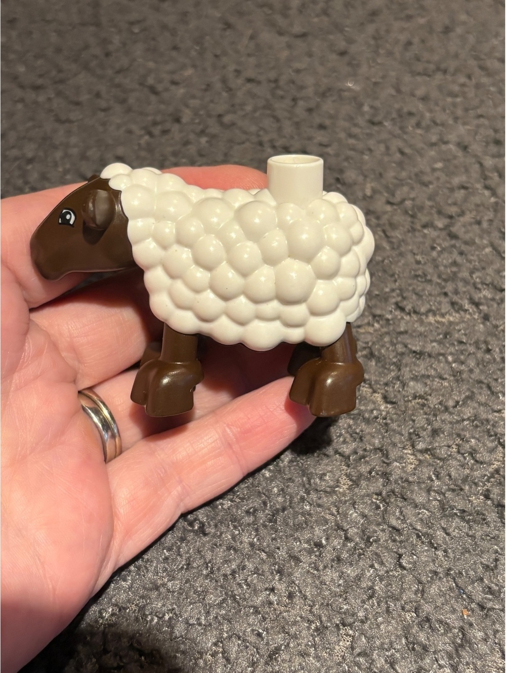 LEGO Duplo Brown & White Sheep